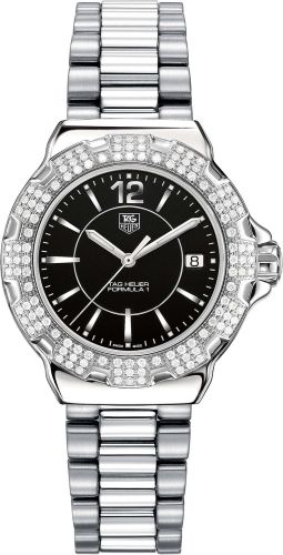 TAG Heuer Formula 1 Quartz 37 Stainless Steel / Diamond / Black / Bracelet